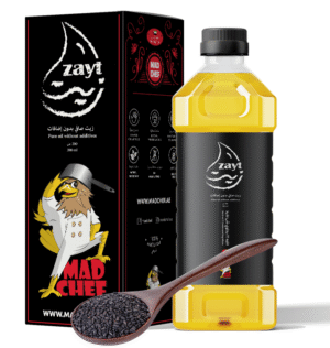 زيت الحبة السوداء - حبة البركة - نقي وعضوي 100%، امن غذائيا، - 300 مل