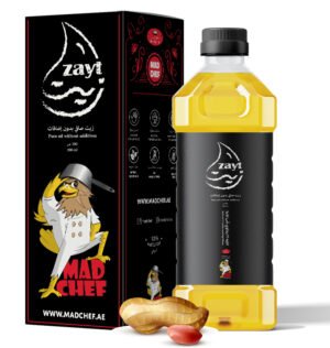 زيت الفول السوداني بيور خام عصرة أولى بكر على البارد - نقي وعضوي 100%، امن غذائيا، - 300 مل