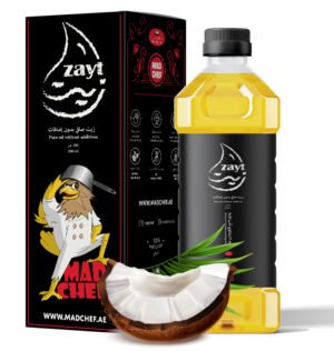 زيت جوز الهند بيور خام عصرة أولى بكر على البارد - نقي وعضوي 100%، امن غذائيا، - 300 مل